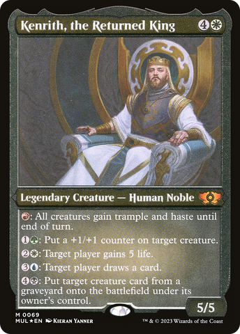 {R} Kenrith, the Returned King (Foil Etched) [Multiverse Legends][MUL 069]