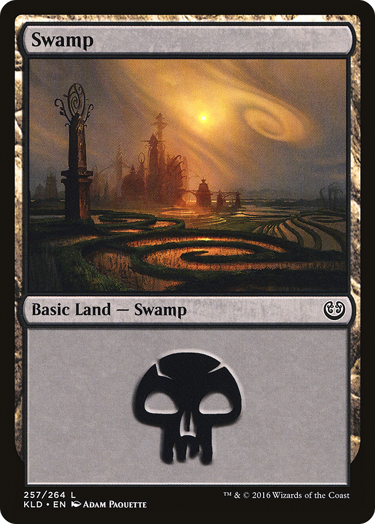 {B}[KLD 257] Swamp (257) [Kaladesh]