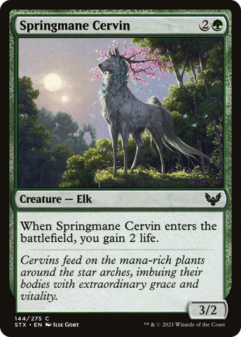 {C} Springmane Cervin [Strixhaven: School of Mages][STX 144]