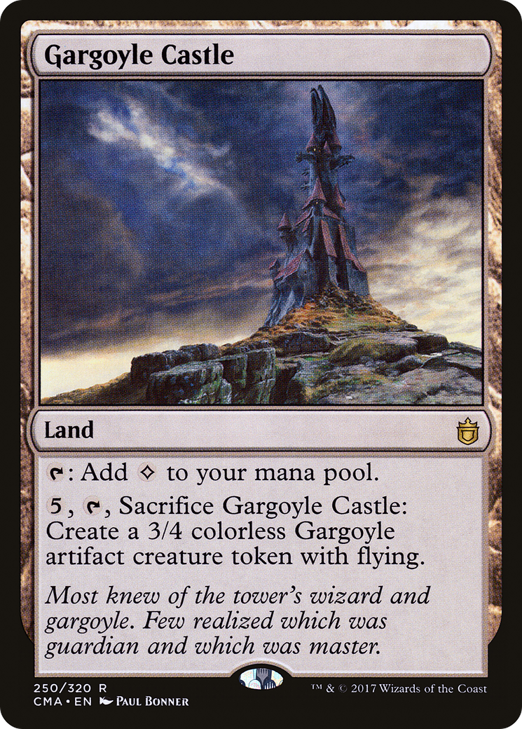 {R} Gargoyle Castle [Commander Anthology][CMA 250]