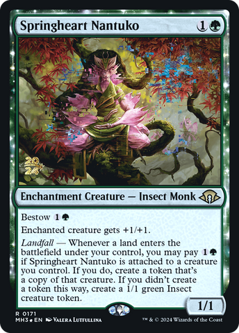 {R} Springheart Nantuko [Modern Horizons 3 Prerelese Promos][PR PMH3 171]