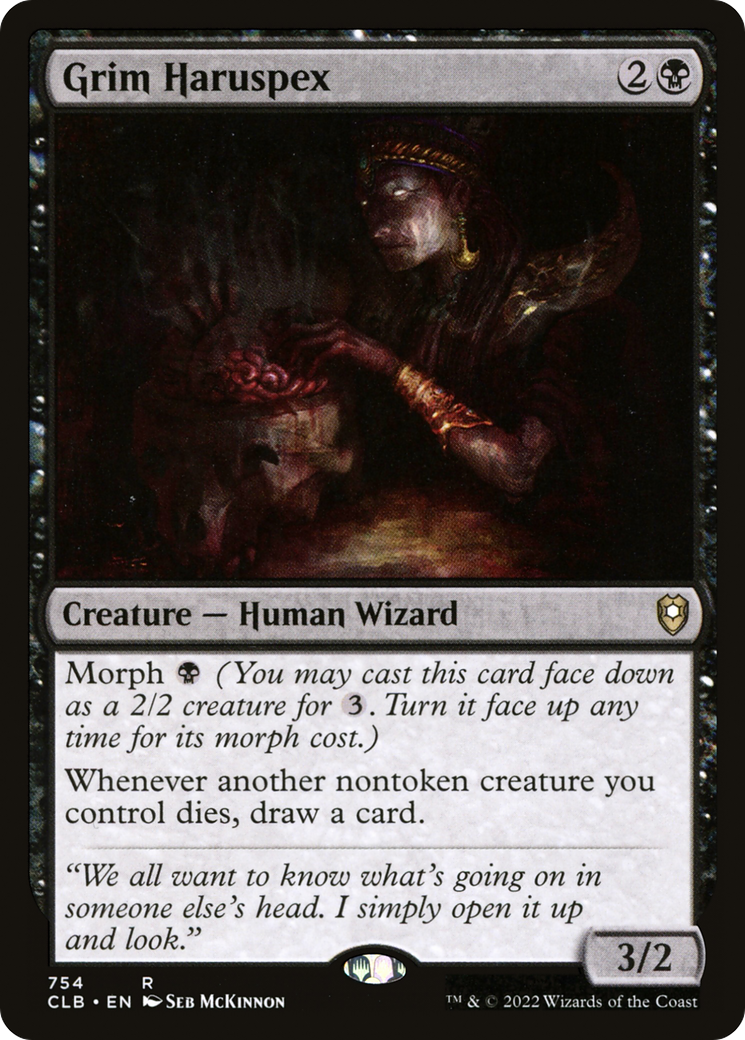 {R} Grim Haruspex [Commander Legends: Battle for Baldur's Gate][CLB 754]