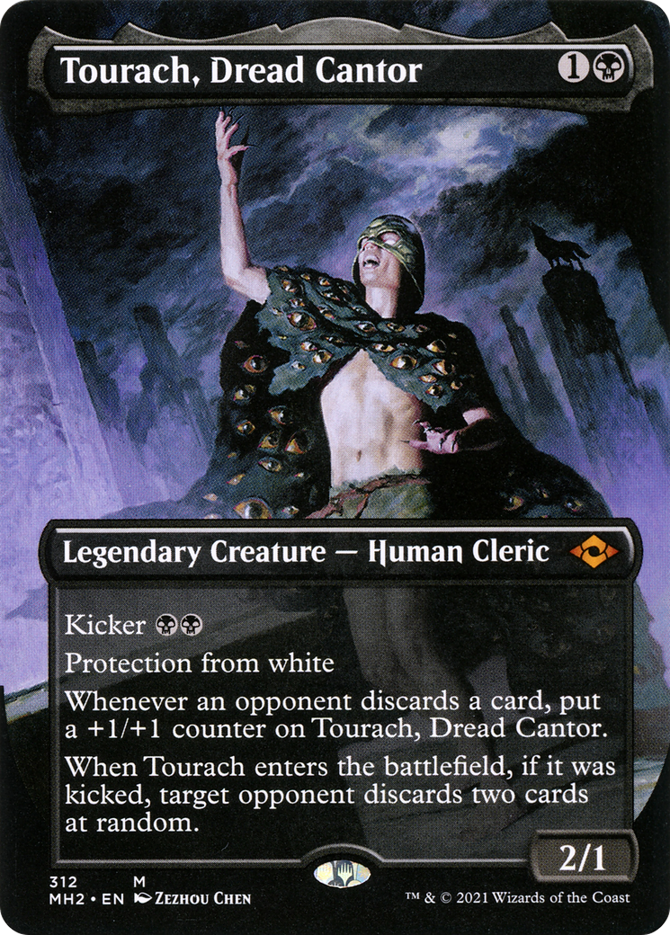 {R} Tourach, Dread Cantor (Borderless) (Borderless) [Modern Horizons 2] [MH2 312]
