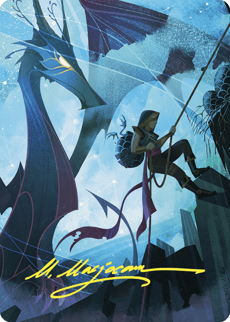 {A} Hatching Plans Art Card (Gold-Stamped Signature) [Wilds of Eldraine Art Series][GS AWOE 066]