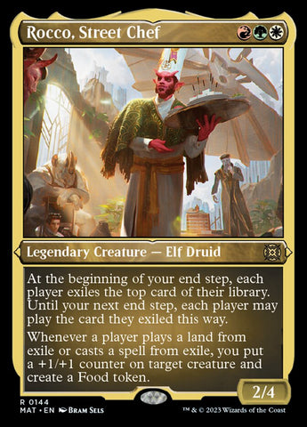 {R} Rocco, Street Chef (Foil Etched) [March of the Machine: The Aftermath][MAT 144]
