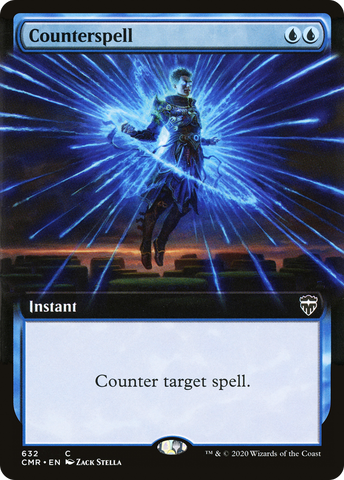 {C} Counterspell (Extended Art) [Commander Legends][CMR 632]