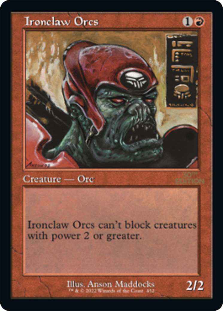 {C} Ironclaw Orcs (Retro) [30th Anniversary Edition][30A 452]