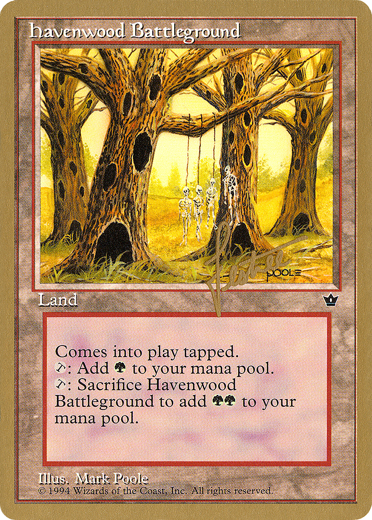 {C} Havenwood Battleground (Bertrand Lestree) [Pro Tour Collector Set][GB PTC BL96]