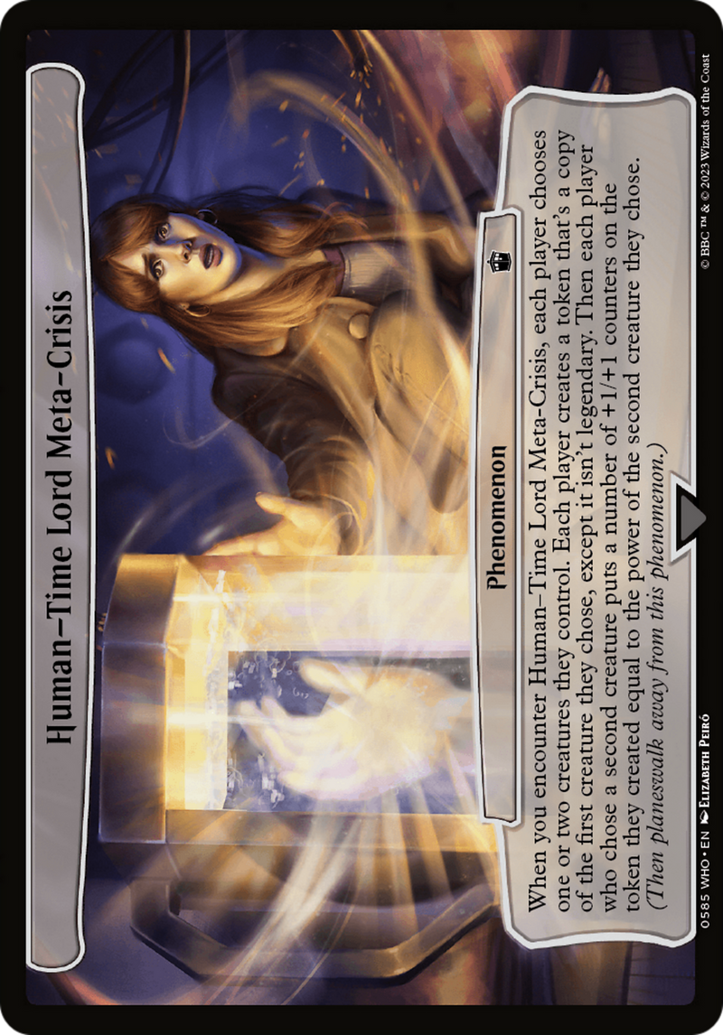 {O} Human-Time Lord Meta-Crisis [Planechase][OVR WHO 585]