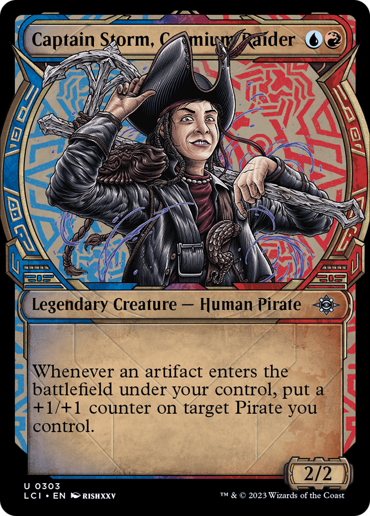 {@C} Captain Storm, Cosmium Raider (Showcase) [The Lost Caverns of Ixalan][LCI 303]