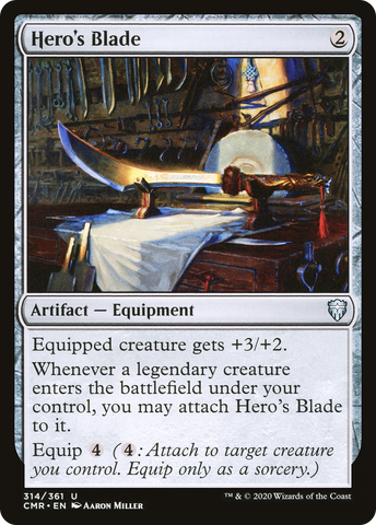 {C} Hero's Blade (314) [Commander Legends][CMR 314]