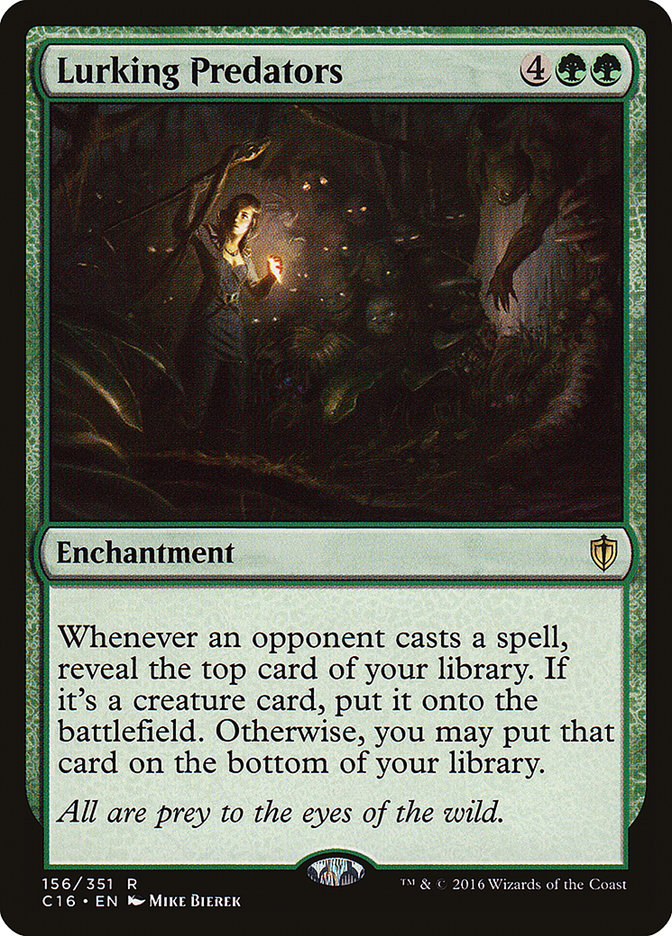 {R} Lurking Predators [Commander 2016][C16 156]