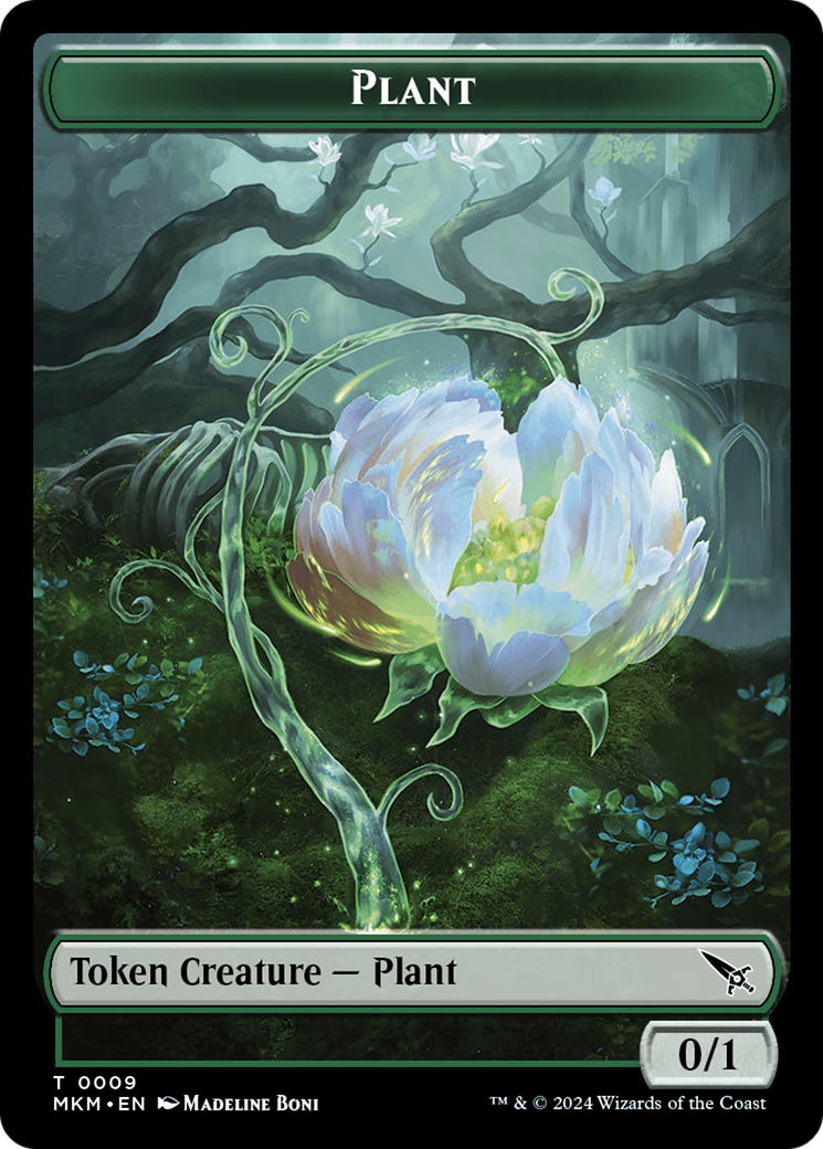 {T} Detective // Plant Double-Sided Token [Murders at Karlov Manor Tokens][TMKM 10//9]