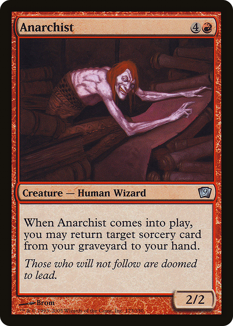 {C} Anarchist [Ninth Edition][9ED 173]