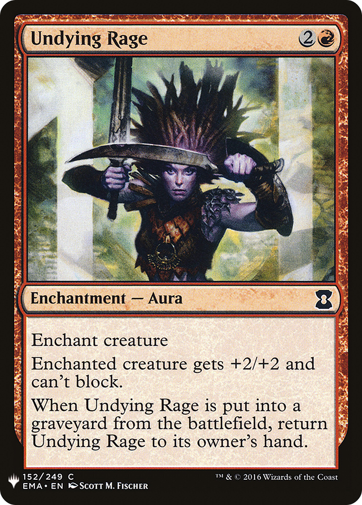 {C} Undying Rage [Mystery Booster][LS EMA 152]