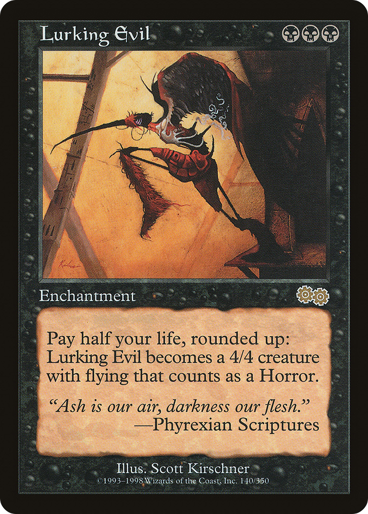 {R} Lurking Evil [Urza's Saga][USG 140]