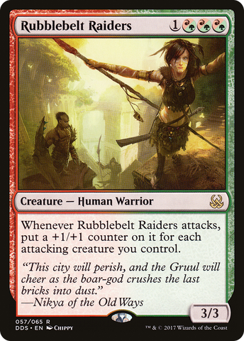 {R} Rubblebelt Raiders [Duel Decks: Mind vs. Might][DDS 057]