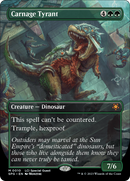 {R} Carnage Tyrant (Borderless) [The Lost Caverns of Ixalan Special Guests][SPG 010]