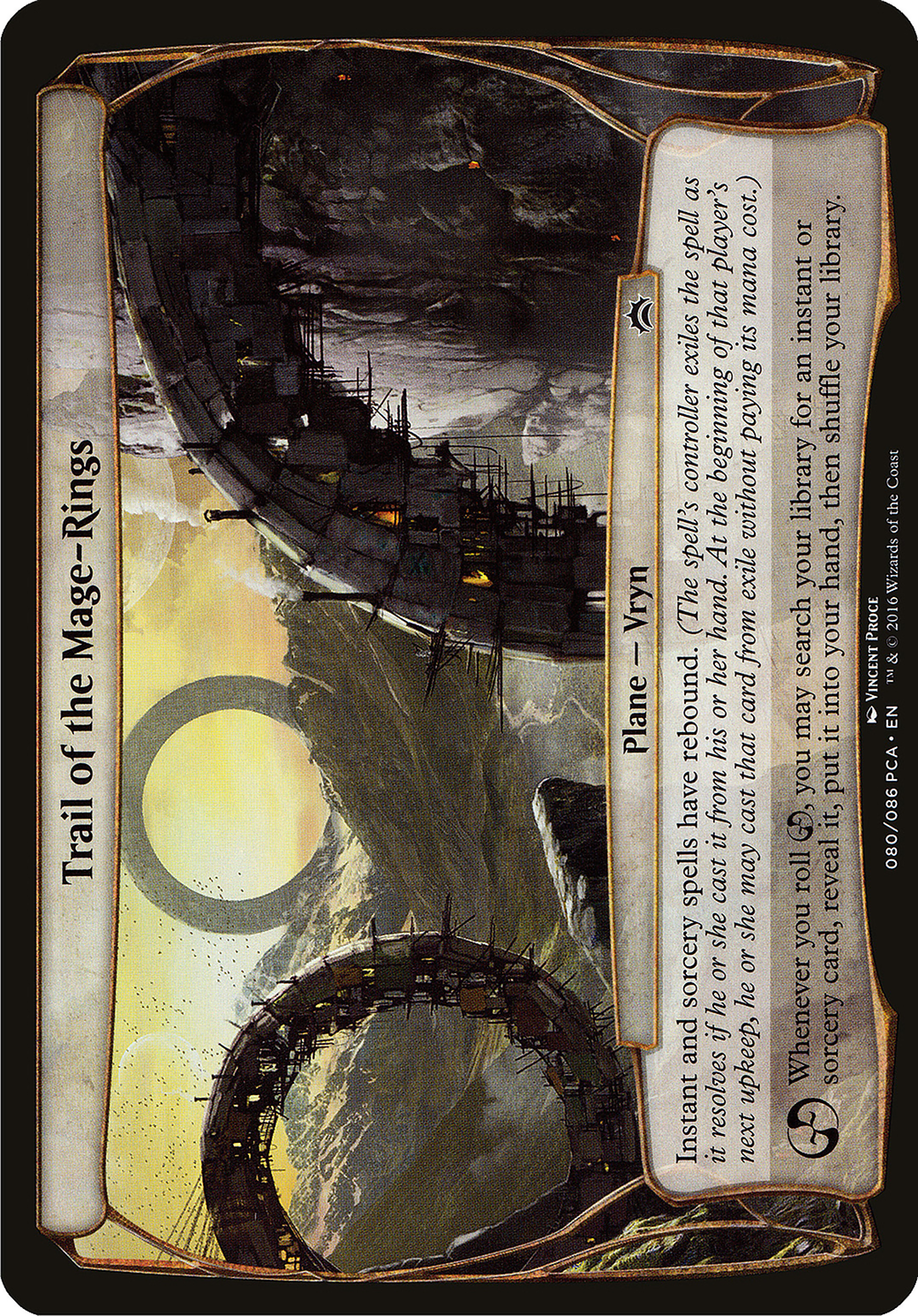 {O} Trail of the Mage-Rings (Planes) [Planechase Anthology Planes][OVR PCA 080]