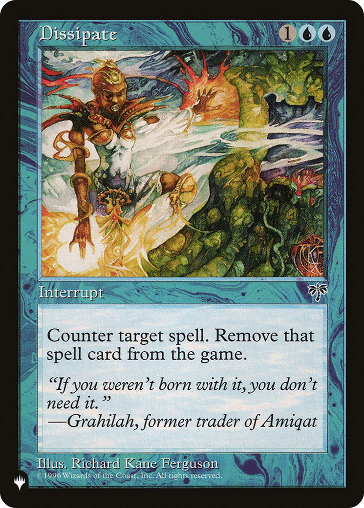 Dissipate [LIST ]