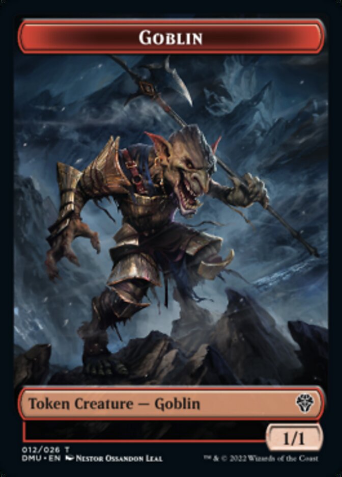 {T} Soldier // Goblin Double-sided Token [Dominaria United Tokens][TDMU 004]