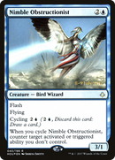 {R} Nimble Obstructionist [Hour of Devastation Prerelease Promos][PR HOU 040]