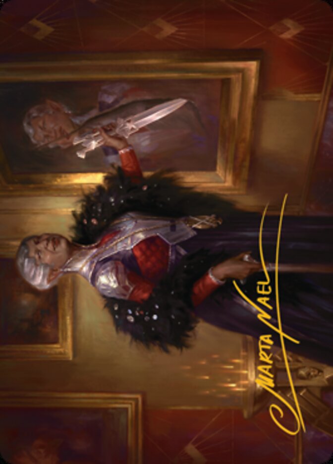{A} Evelyn, the Covetous Art Card (Gold-Stamped Signature) [Streets of New Capenna Art Series][GS ASNC 024]