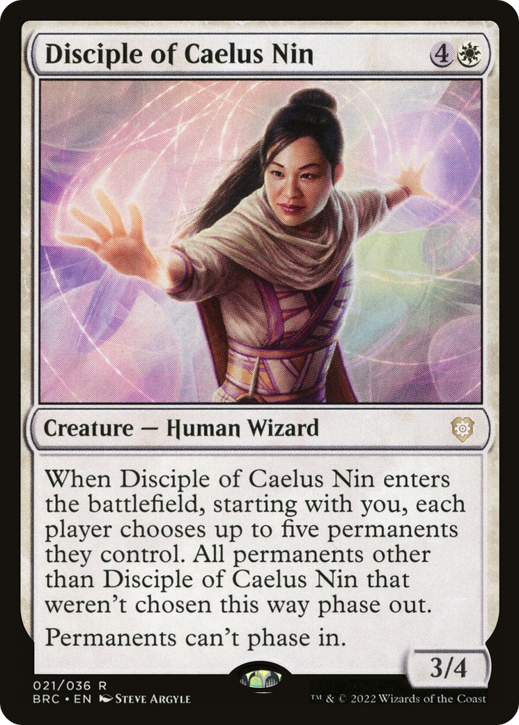 {R} Disciple of Caelus Nin [The Brothers' War Commander][BRC 021]