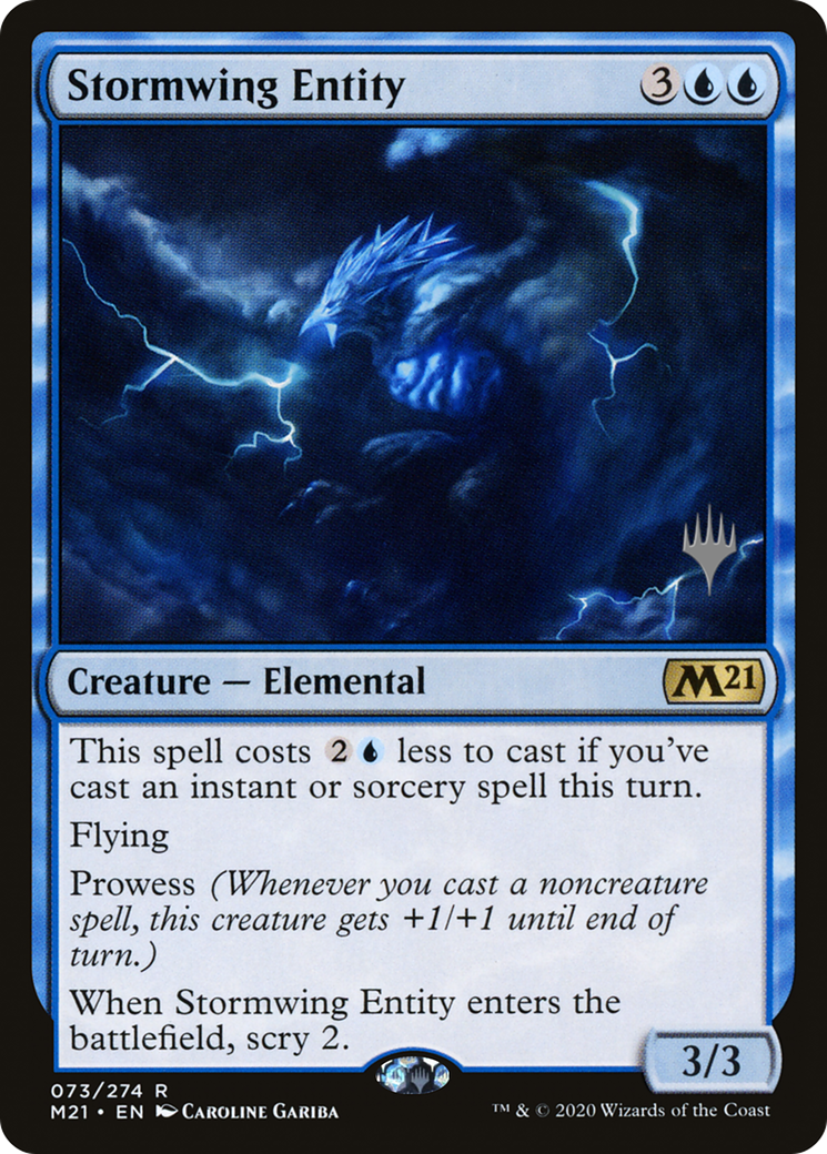 {R} Stormwing Entity (Promo Pack) [Core Set 2021 Promos][PP M21 073]