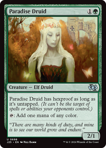 {C} Paradise Druid [Foundations Jumpstart][J25 698]