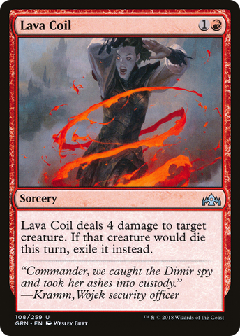 {C} Lava Coil [Guilds of Ravnica][GRN 108]