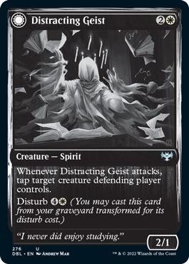 {C} Distracting Geist // Clever Distraction [Innistrad: Double Feature][DBL 276]