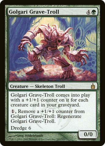 {R} Golgari Grave-Troll [Ravnica: City of Guilds][RAV 167]