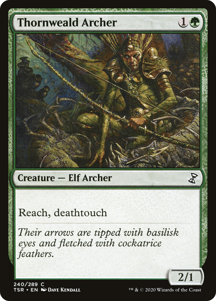{C} Thornweald Archer [Time Spiral Remastered][TSR 240]