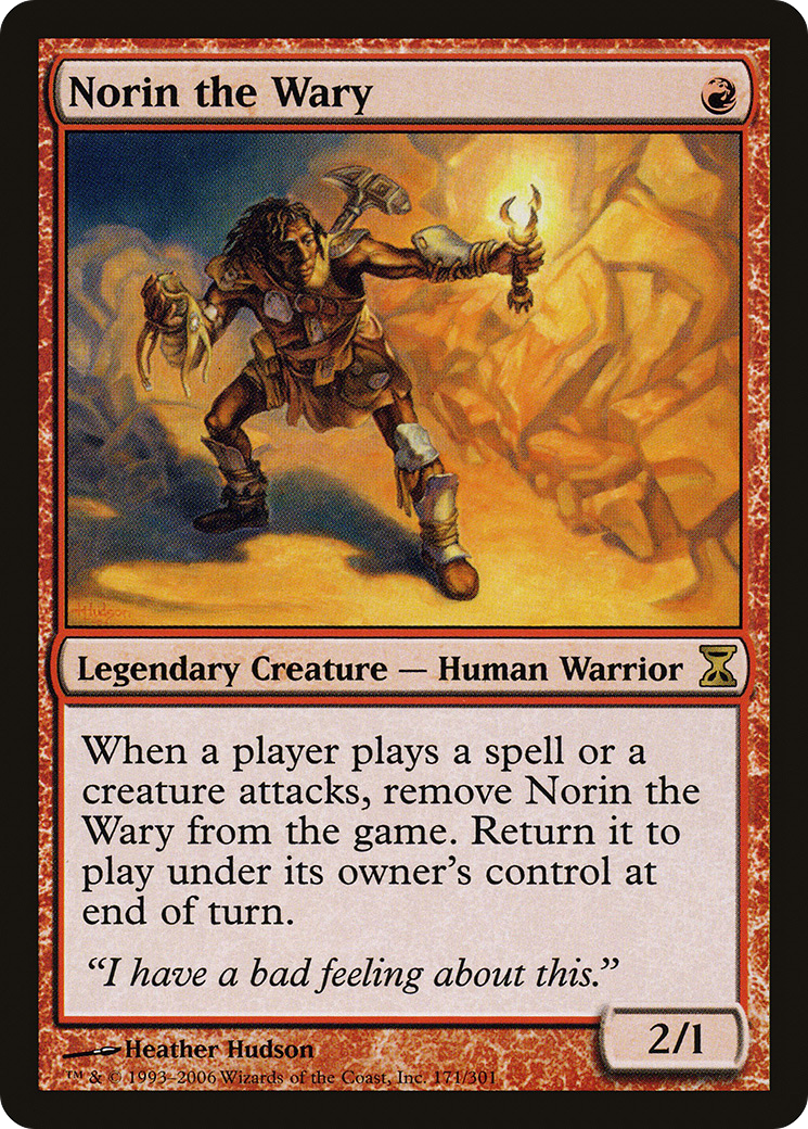 {R} Norin the Wary [Time Spiral][TSP 171]