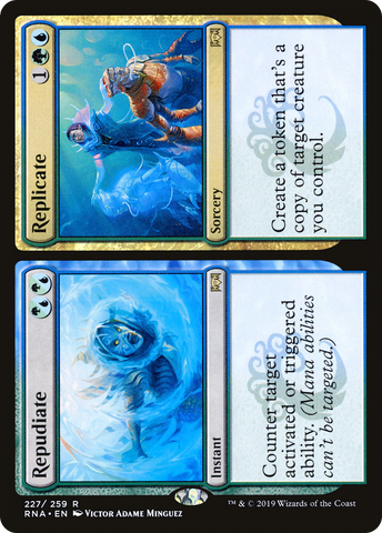 {R} Repudiate // Replicate [Ravnica Allegiance][RNA 227]