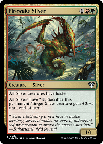 {C} Firewake Sliver [Commander Masters][CMM 923]