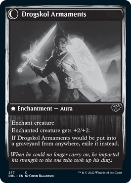 {C} Drogskol Infantry // Drogskol Armaments [Innistrad: Double Feature][DBL 277]