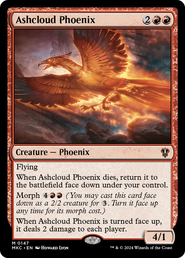 {R} Ashcloud Phoenix [Murders at Karlov Manor Commander][MKC 147]