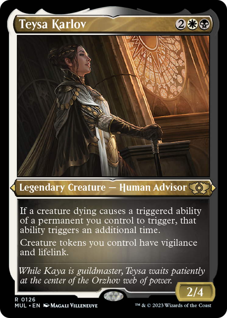 {R} Teysa Karlov (Foil Etched) [Multiverse Legends][MUL 126]