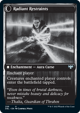 {C} Radiant Grace // Radiant Restraints [Innistrad: Double Feature][DBL 298]