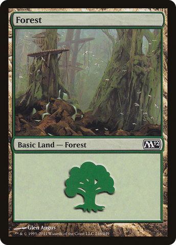 {B}[M12 246] Forest (246) [Magic 2012]