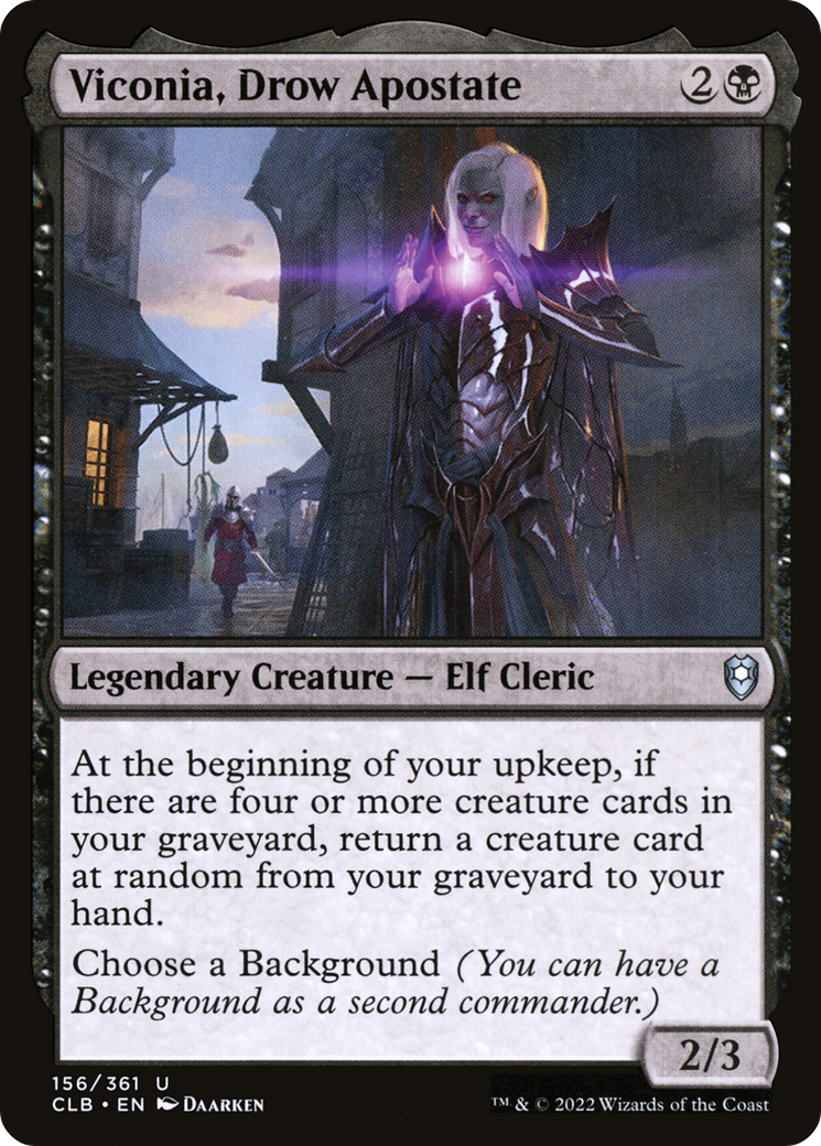 {C} Viconia, Drow Apostate [Commander Legends: Battle for Baldur's Gate][CLB 156]