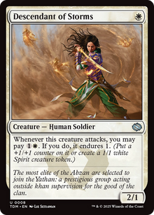 {@C} Descendant of Storms [Tarkir: Dragonstorm][TDM 008]