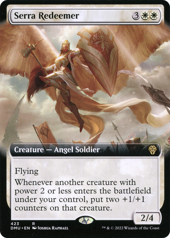 {R} Serra Redeemer (Extended Art) [Dominaria United][DMU 423]