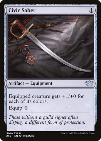 {C} Civic Saber [Double Masters 2022][2X2 300]