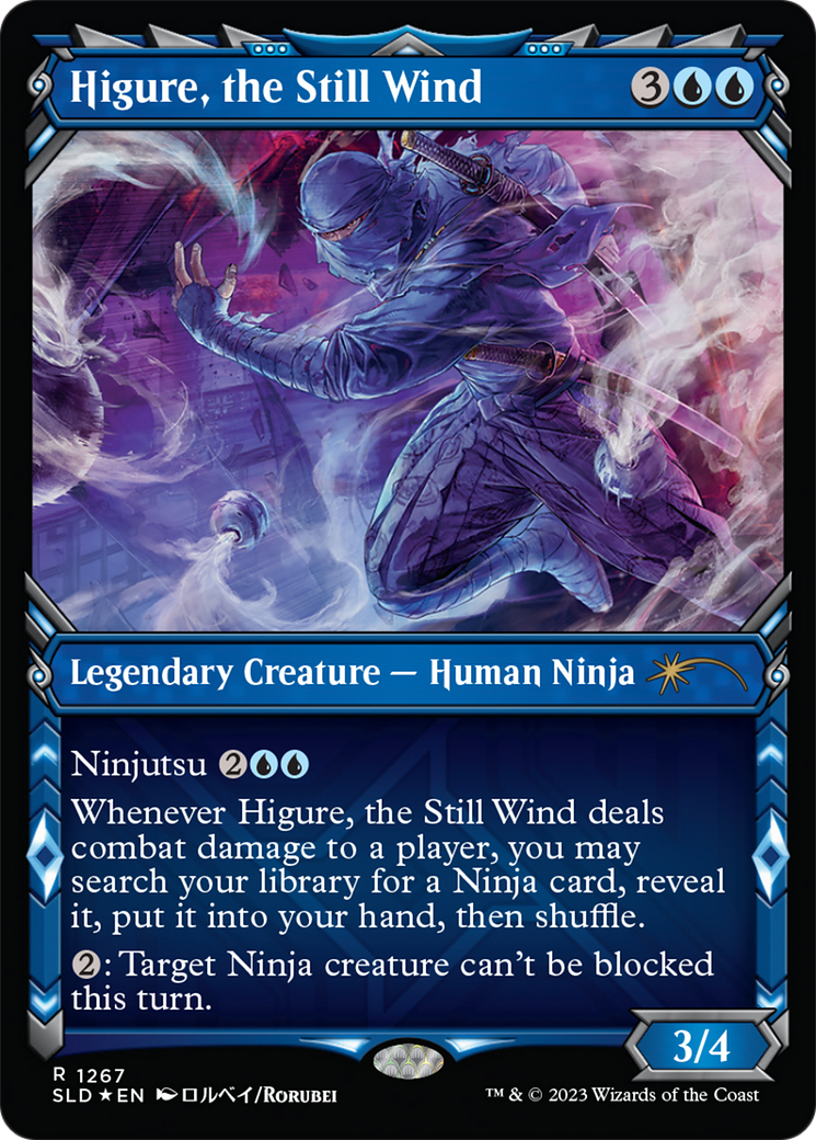{R} Higure, the Still Wind (Halo Foil) [Secret Lair Drop Series][SLD 1267]