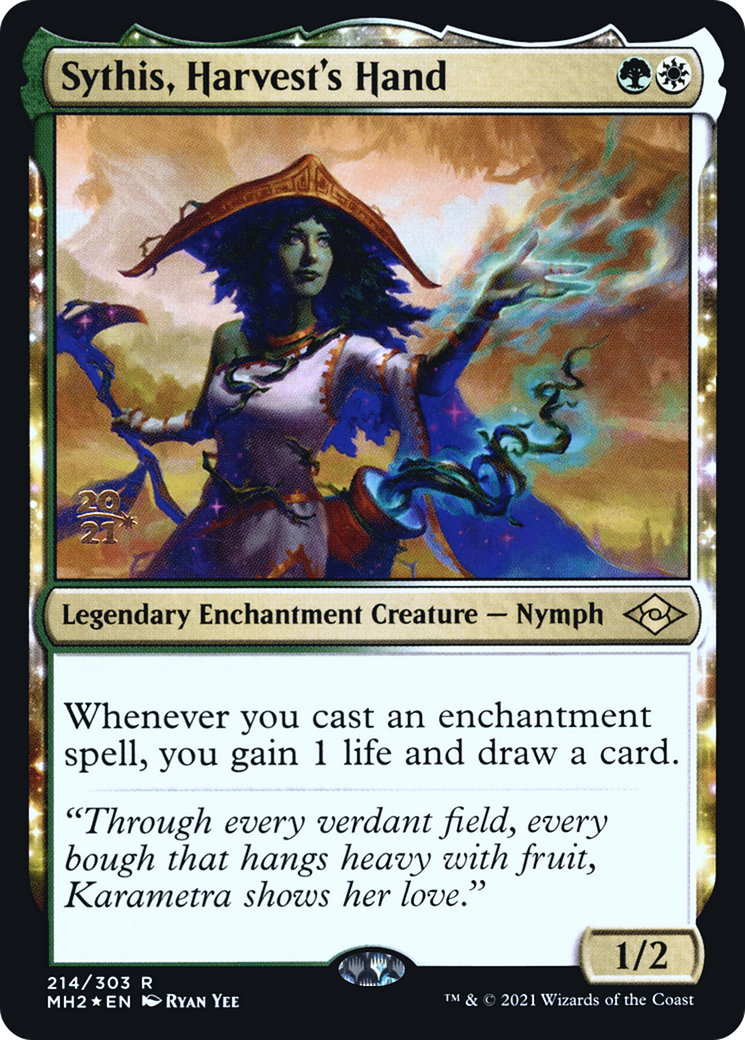 {R} Sythis, Harvest's Hand [Modern Horizons 2 Prerelease Promos][PR MH2 214]