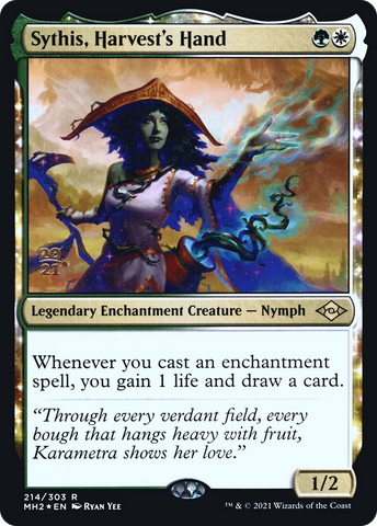 {R} Sythis, Harvest's Hand [Modern Horizons 2 Prerelease Promos][PR MH2 214]