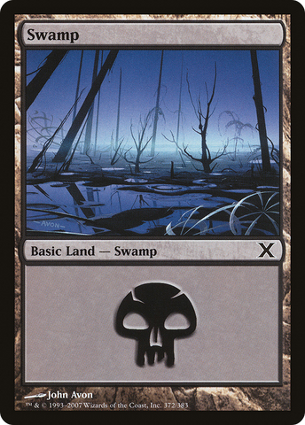 {B}[10E 372] Swamp (372) [Tenth Edition]